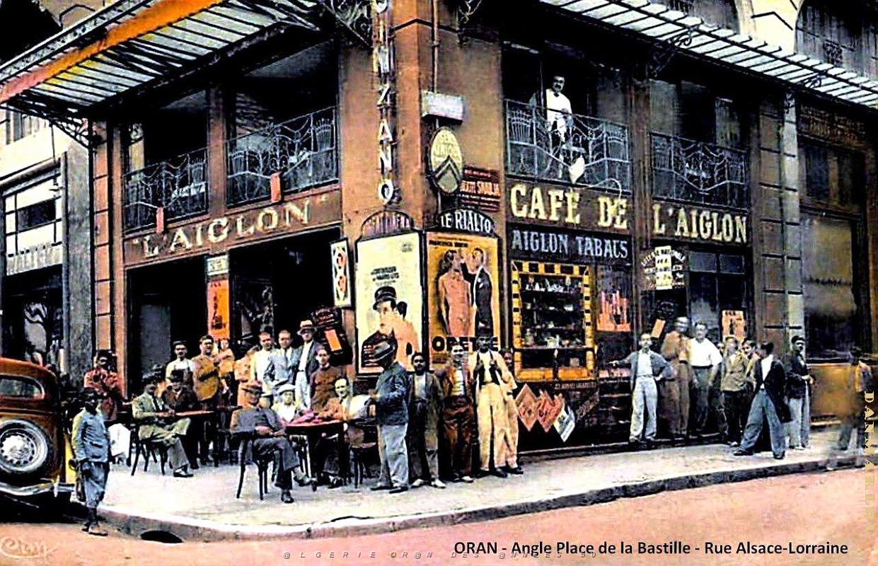 Oran - Place de la Bastille- Rue Alsace-Lorraine - Aiglon.jpg
